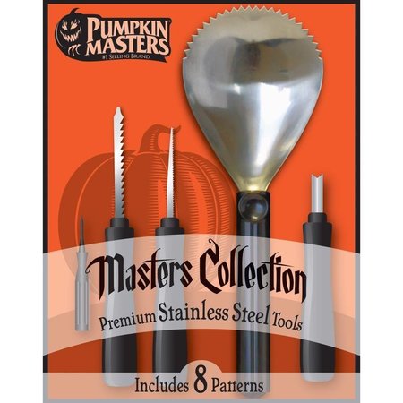 SIGNATURE BRANDS Pumpkin Masters 9.13 in. Carving Kit Carving Kit 34152